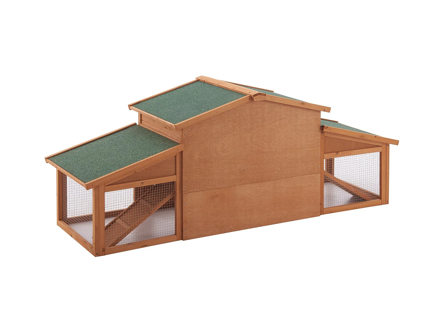 Conejera de dos niveles 72 x 180 x 62 cm abeto natural 03_0006810