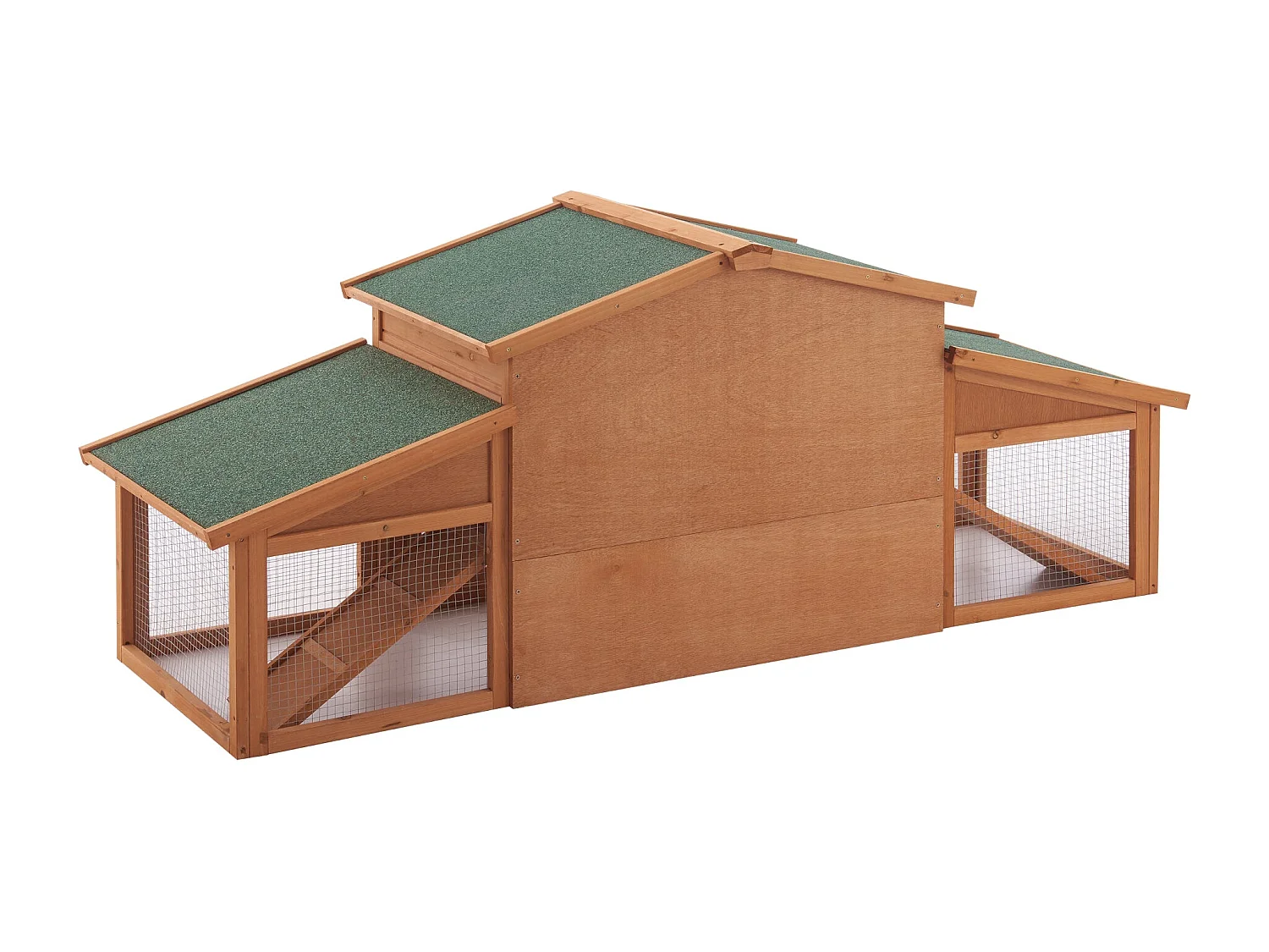 Conejera de dos niveles 72 x 180 x 62 cm abeto natural 03_0006810