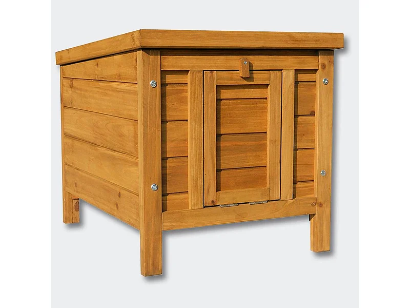 Conigliera per roditori, pollaio o altri piccoli animali in legno 420 x 515 x 430 mm 3716001