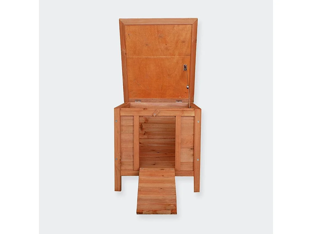Conejera para roedores, gallinero u otros animales pequeños de madera 420 x 515 x 430 mm 3716001