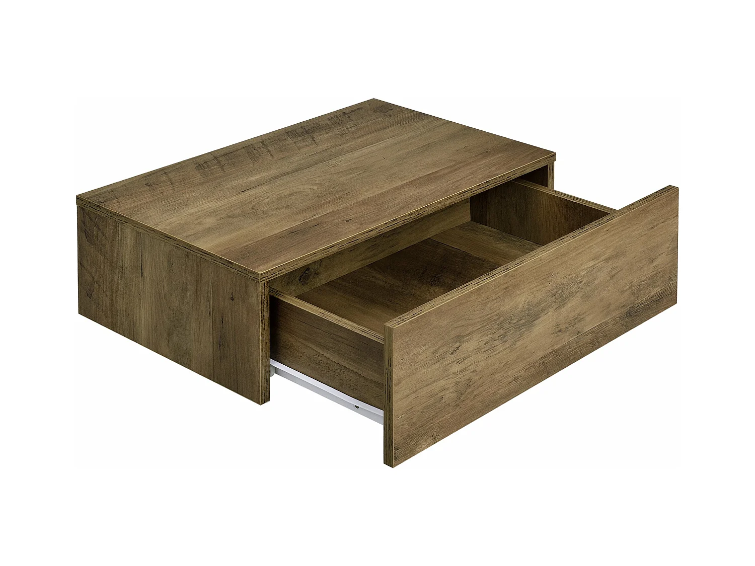 6 Mensole a muro per camera da letto con 6 cassetti diversi colori 46 x 30 x 15 cm 03_0006598