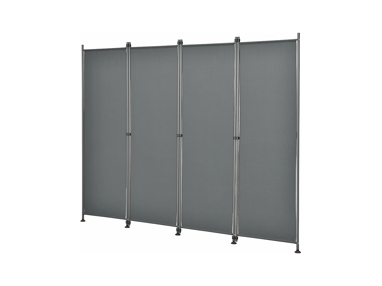 Brise-vue à 4 panneaux grise 215 x 215 x 170 cm 03_0006552