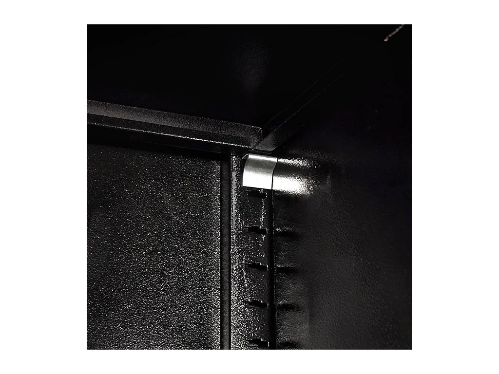 Armoire à outils avec noire 90 x 40 x 180 cm 02_0003802