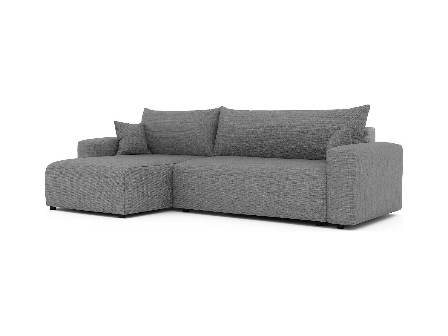 Canapé d'angle convertible en tissu Baltimore Mouse