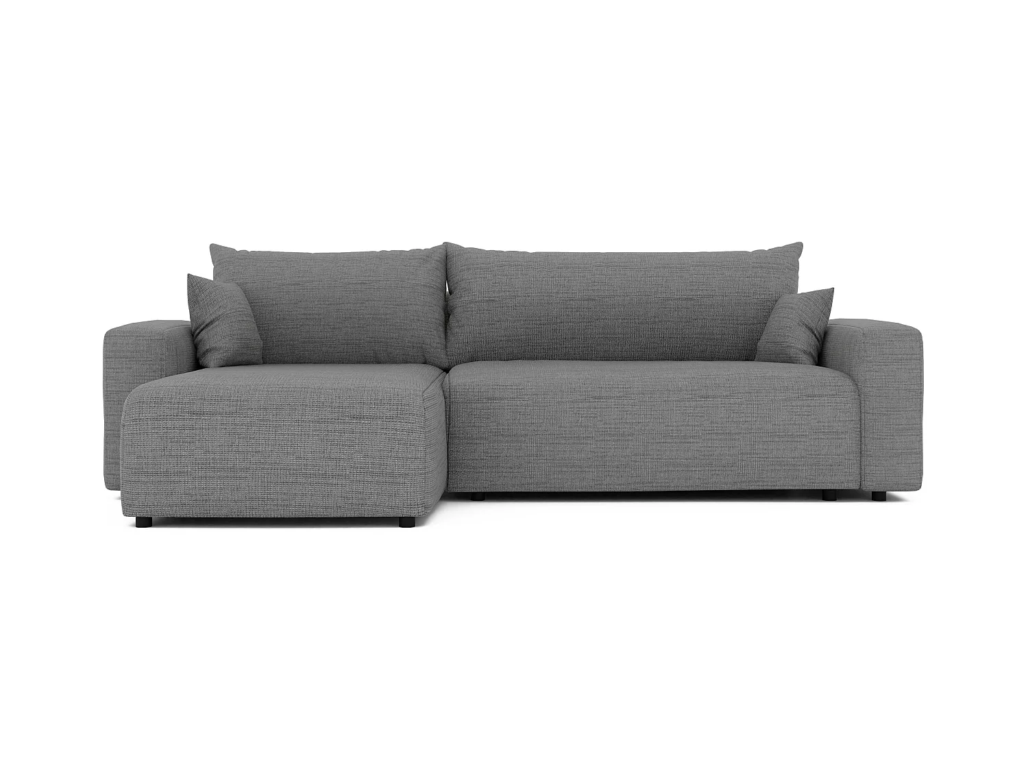 Canapé d'angle convertible en tissu Baltimore Mouse