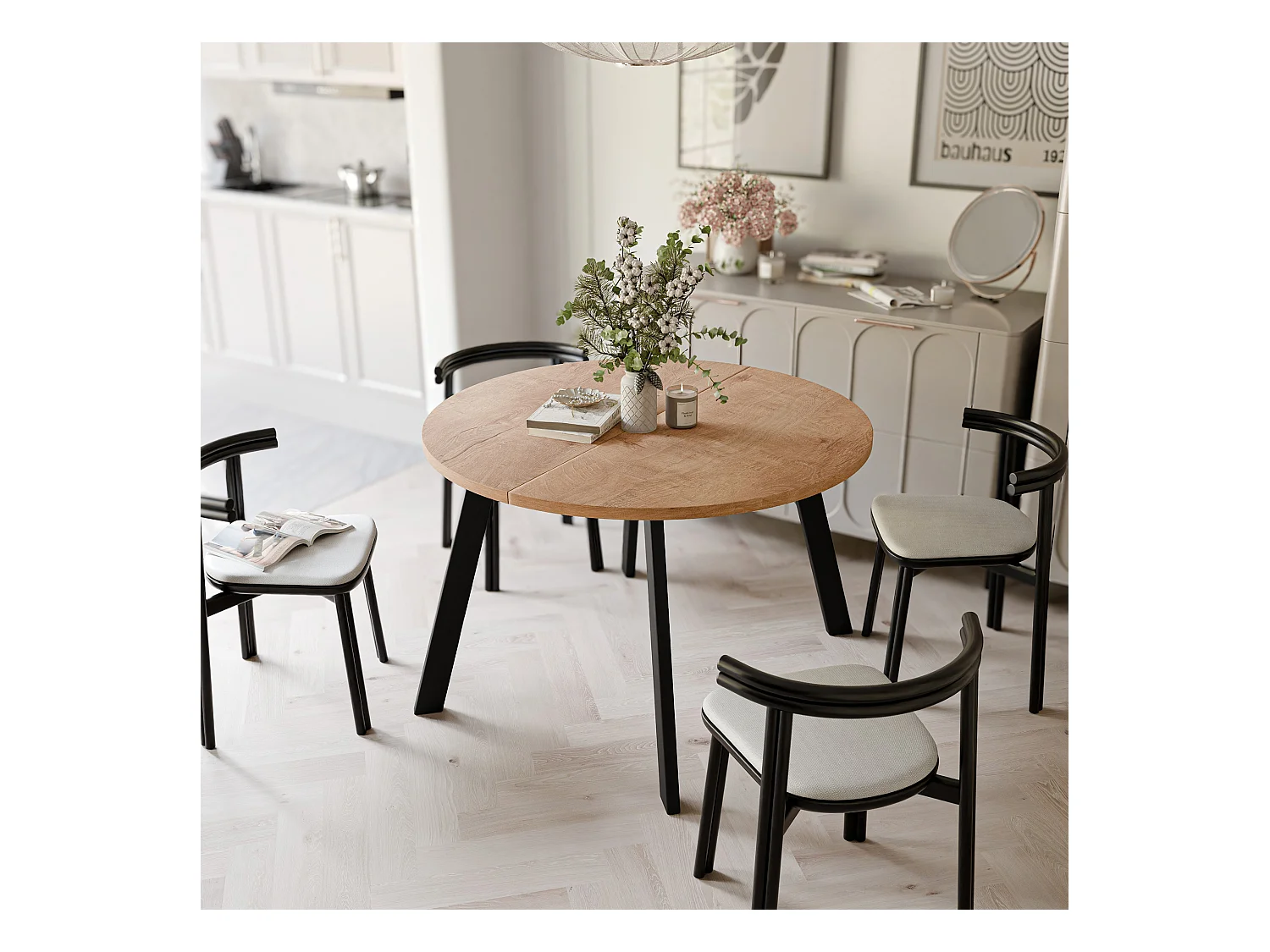 Table extensible chêne de Lefkas