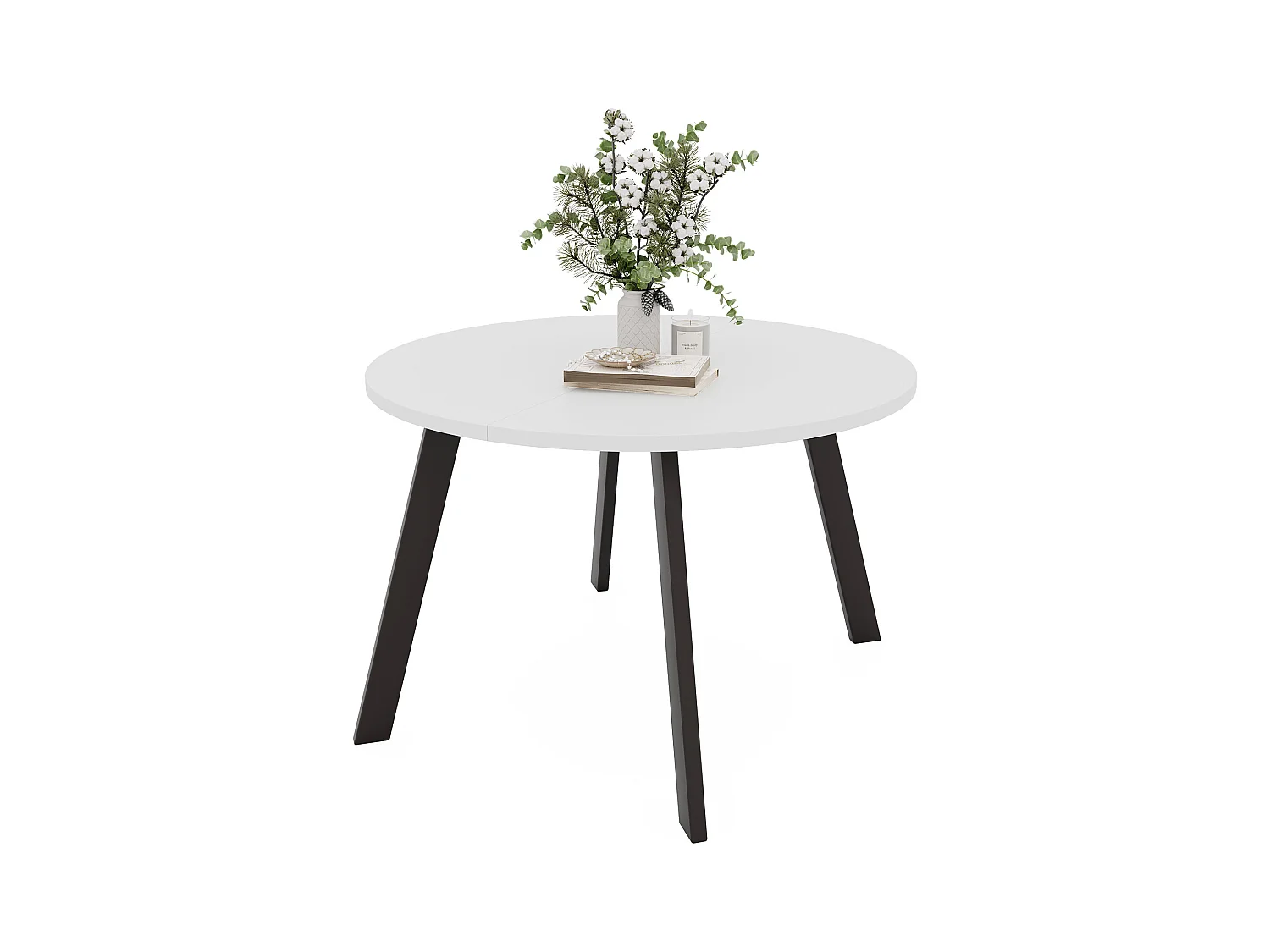 Table extensible blanc