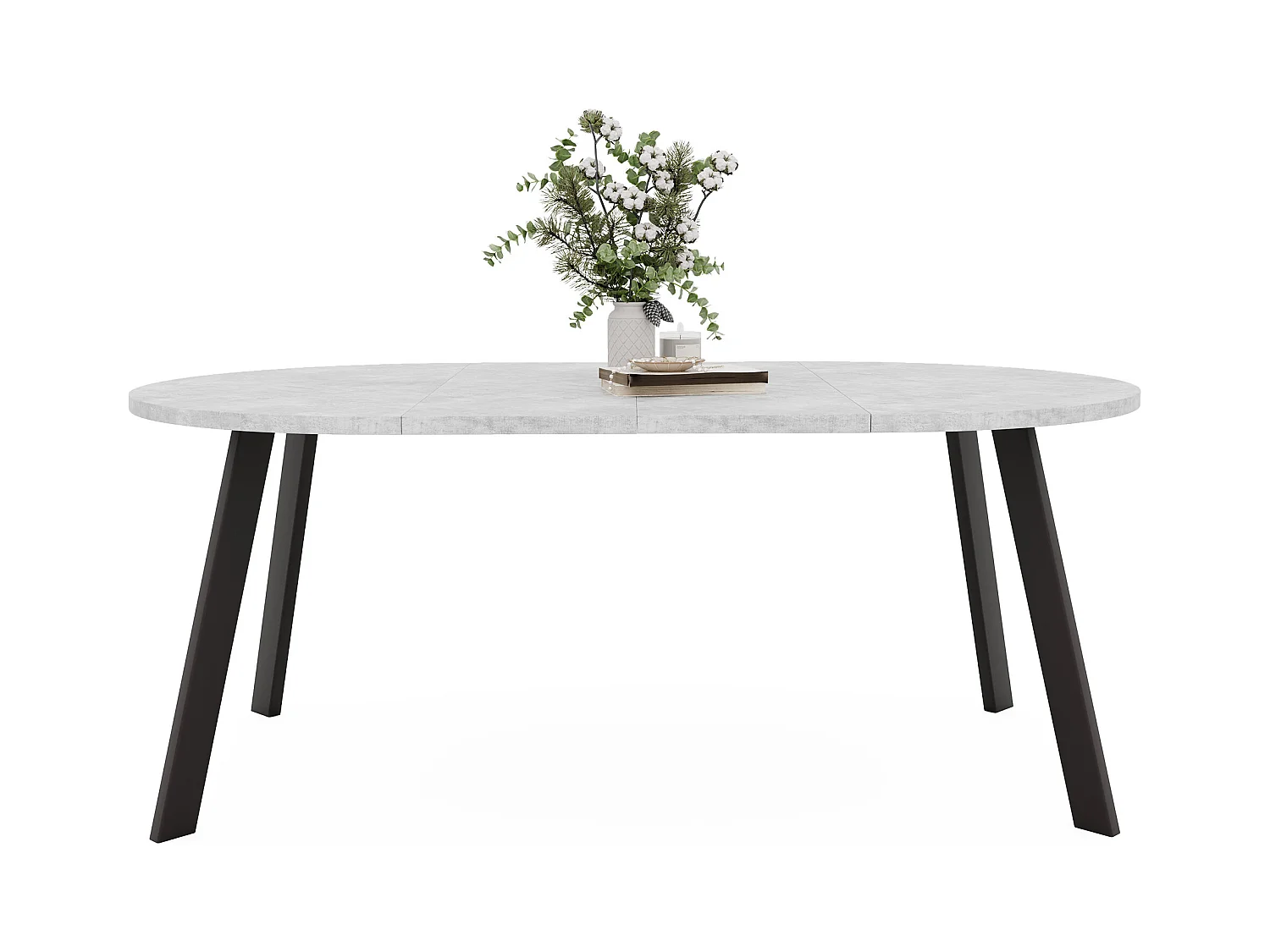 Table extensible bellato gris