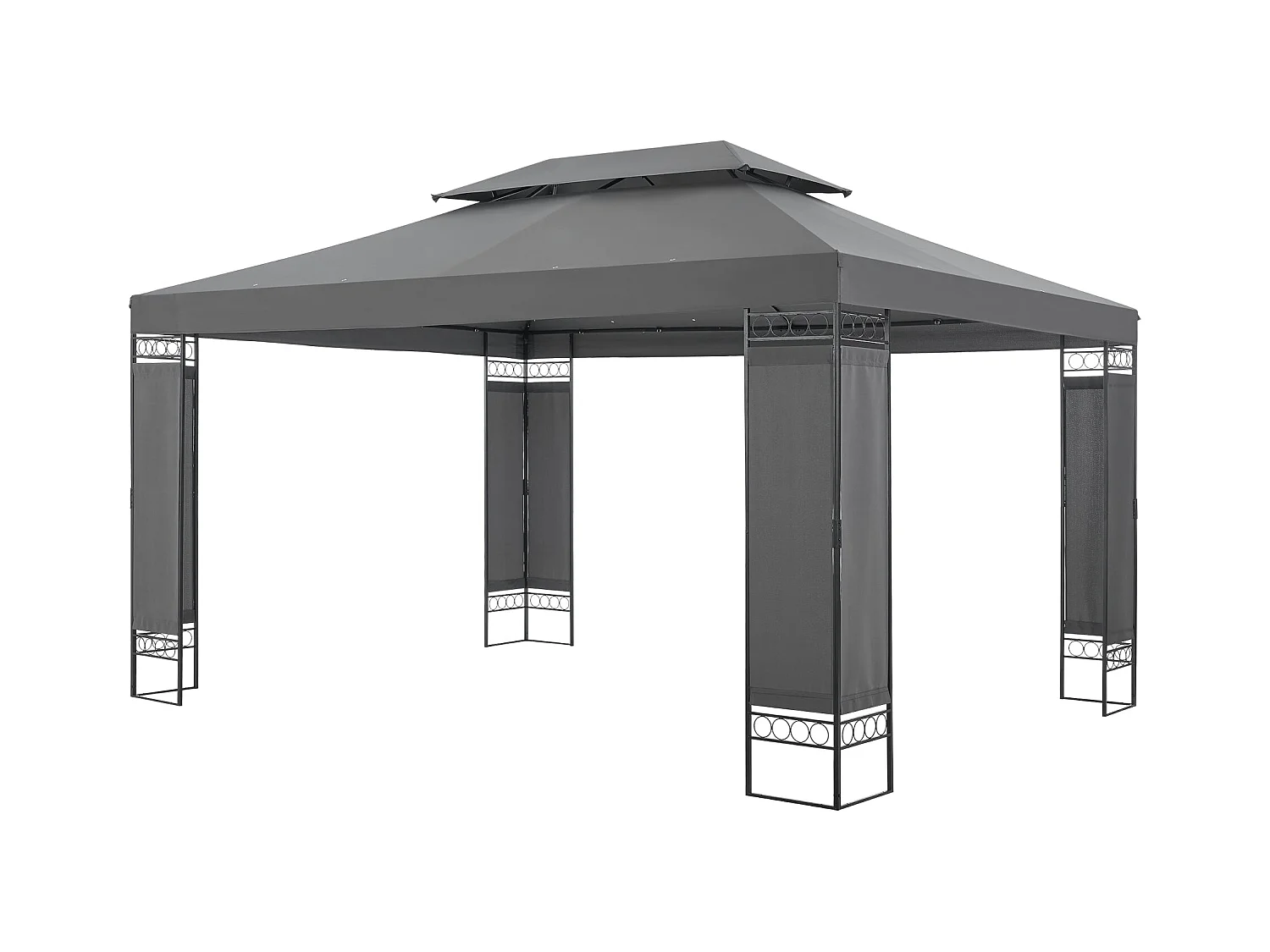 Tonnelle de jardin lanciano grise 400 x 300 x 265 cm 03_0008749