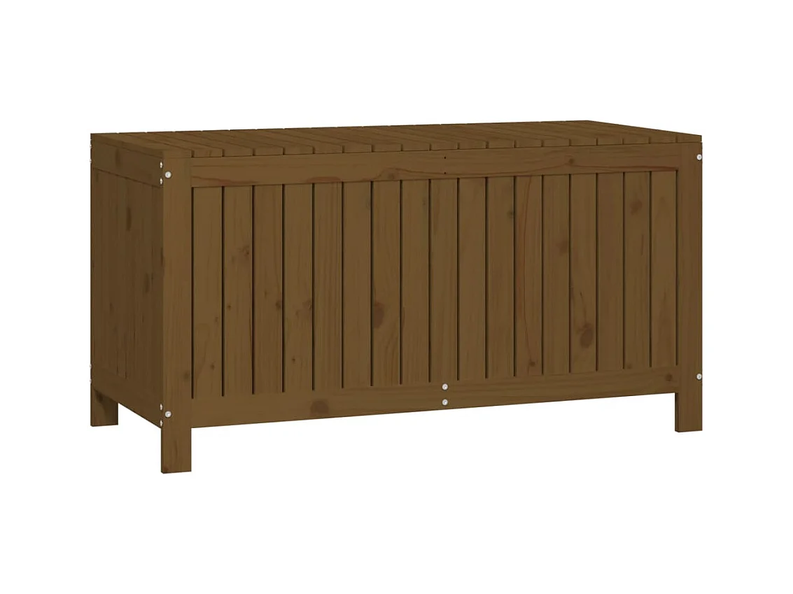 Coffre boîte meuble de bois marron 121 x 55 x 64 cm 02_0013103