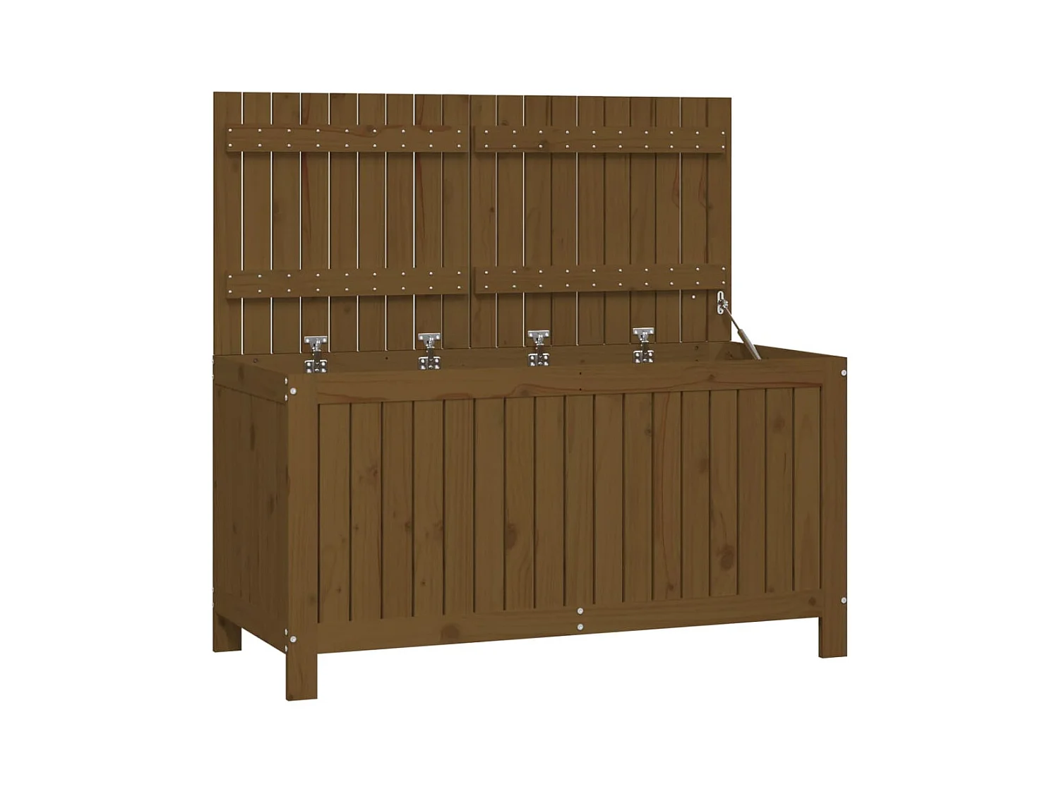 Coffre boîte meuble de bois marron 121 x 55 x 64 cm 02_0013103