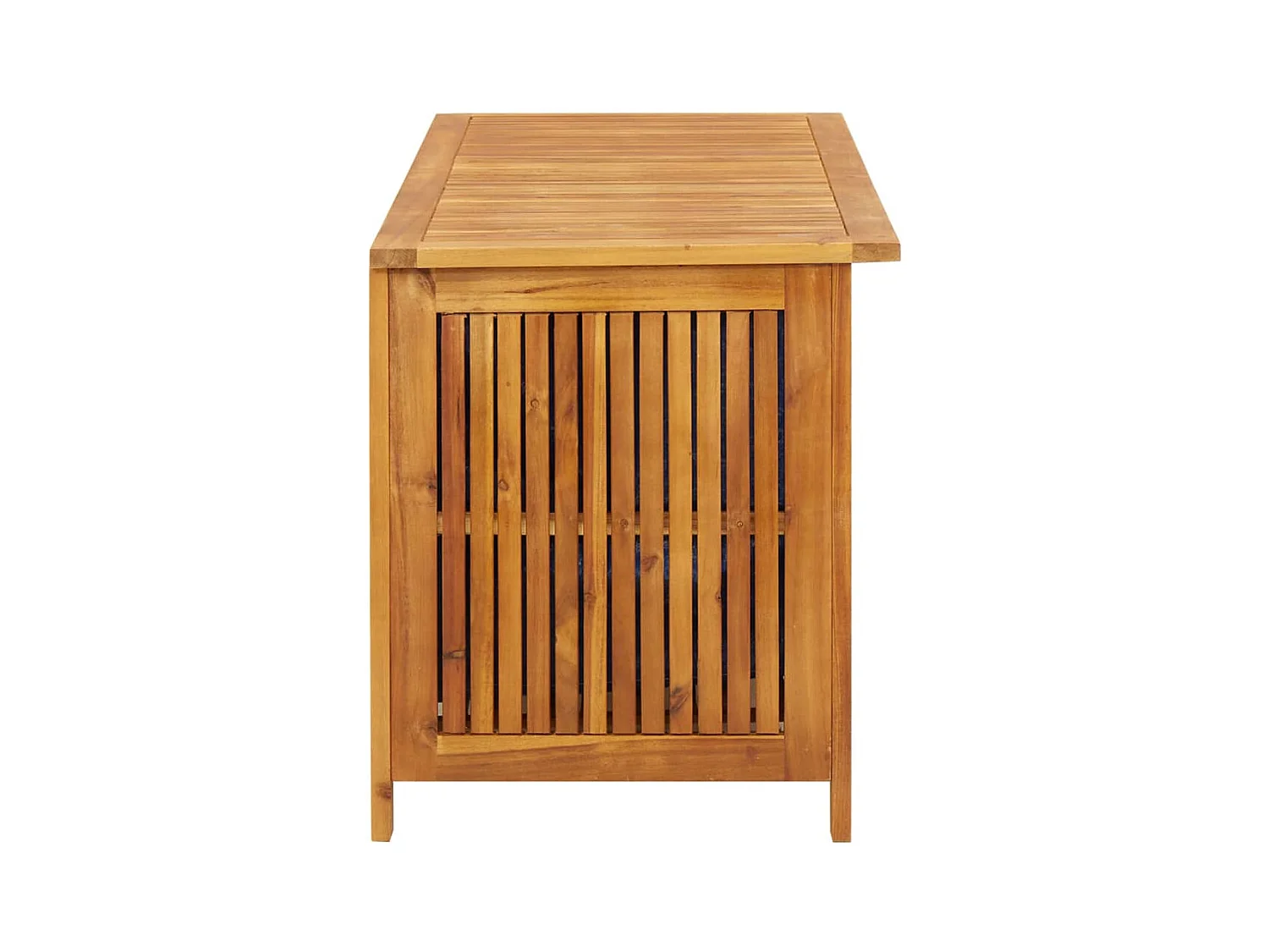 Coffre boîte meuble de bois marron 113 x 50 x 58 cm 02_0013000