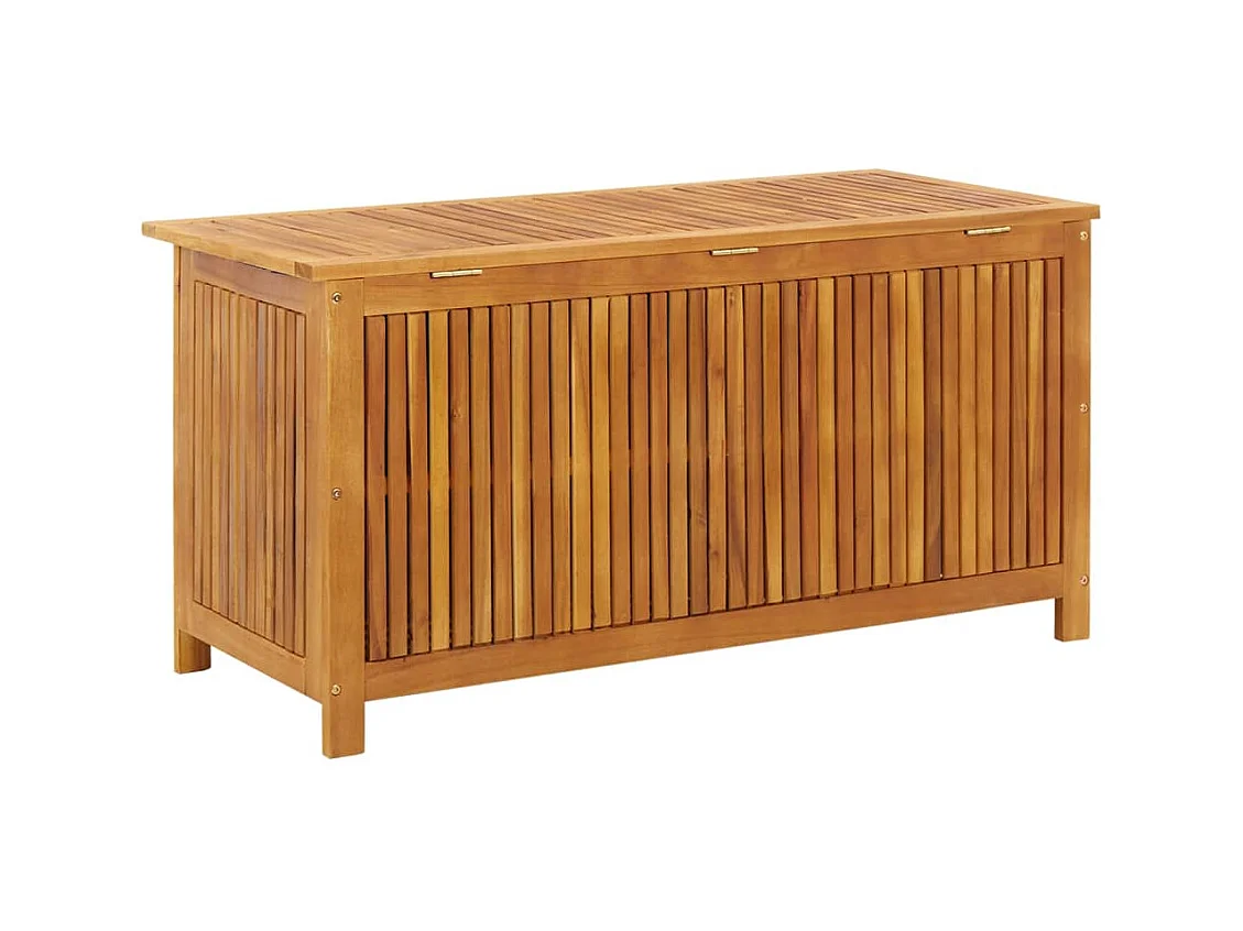 Coffre boîte meuble de bois marron 113 x 50 x 58 cm 02_0013000
