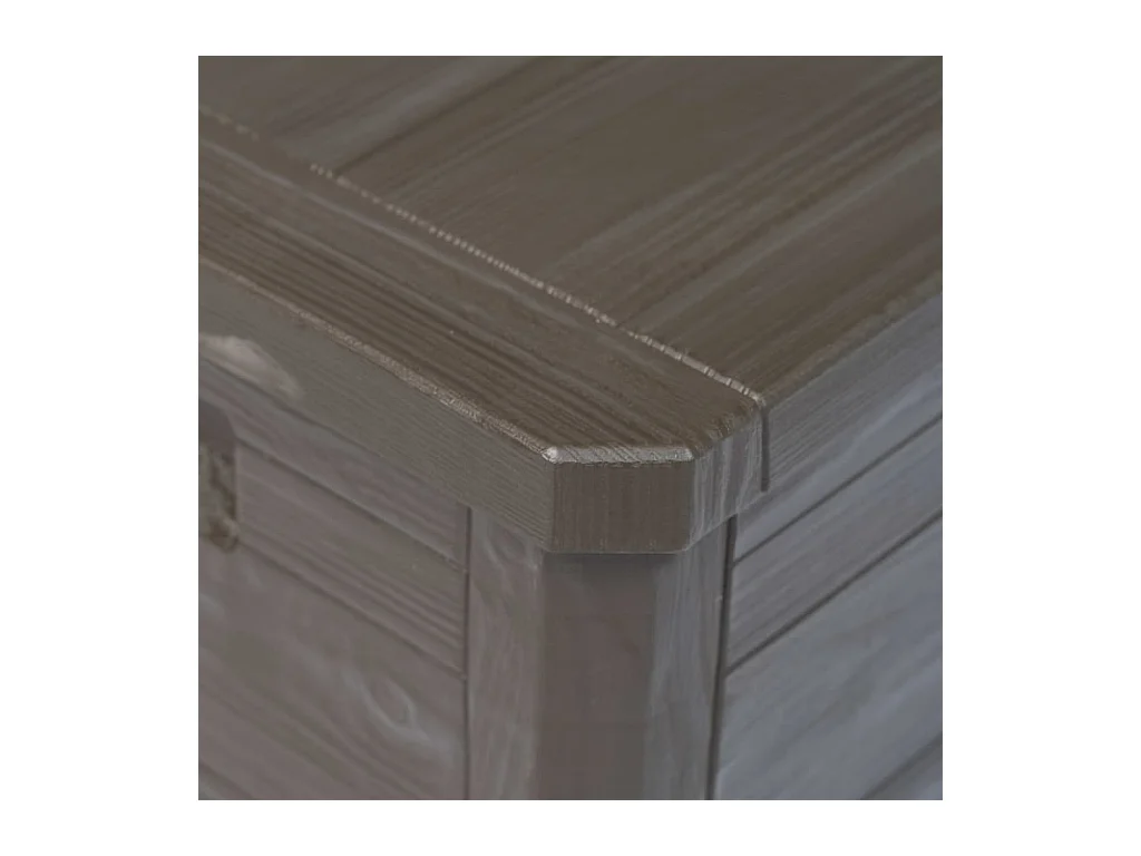 Baule portaoggetti per mobili da giardino 280 litri marrone 02_0013026