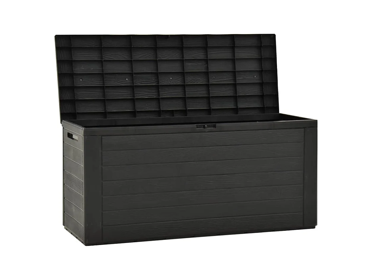 Cofre de almacenaje para muebles de jardín 116 x 44 x 55 cm antracita 02_0013059