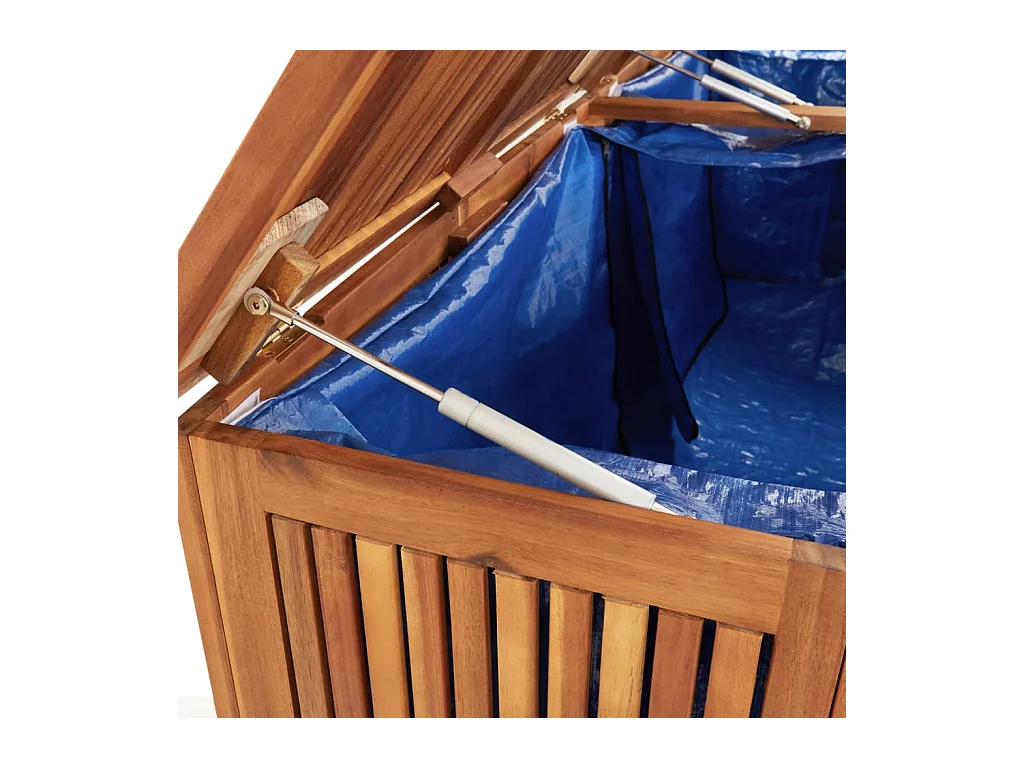 Cofre de almacenaje para muebles de jardín 200 x 80 x 75 cm madera maciza de acacia 02_0013020