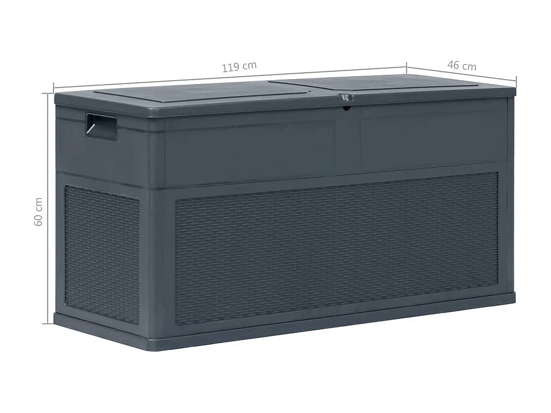 Cofre de almacenamiento para muebles de jardín 320 litros antracita 02_0013029