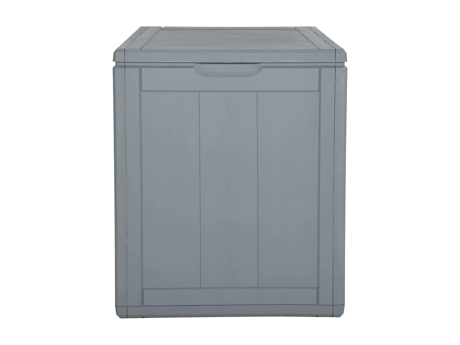 Caixa para armazenamento de móveis de jardim 90 litros pp rattan cinza 02_0013050