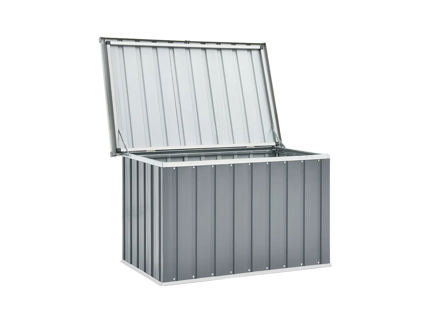 Caixa para armazenamento de móveis de jardim cinza 109 x 67 x 65 cm 02_0013077