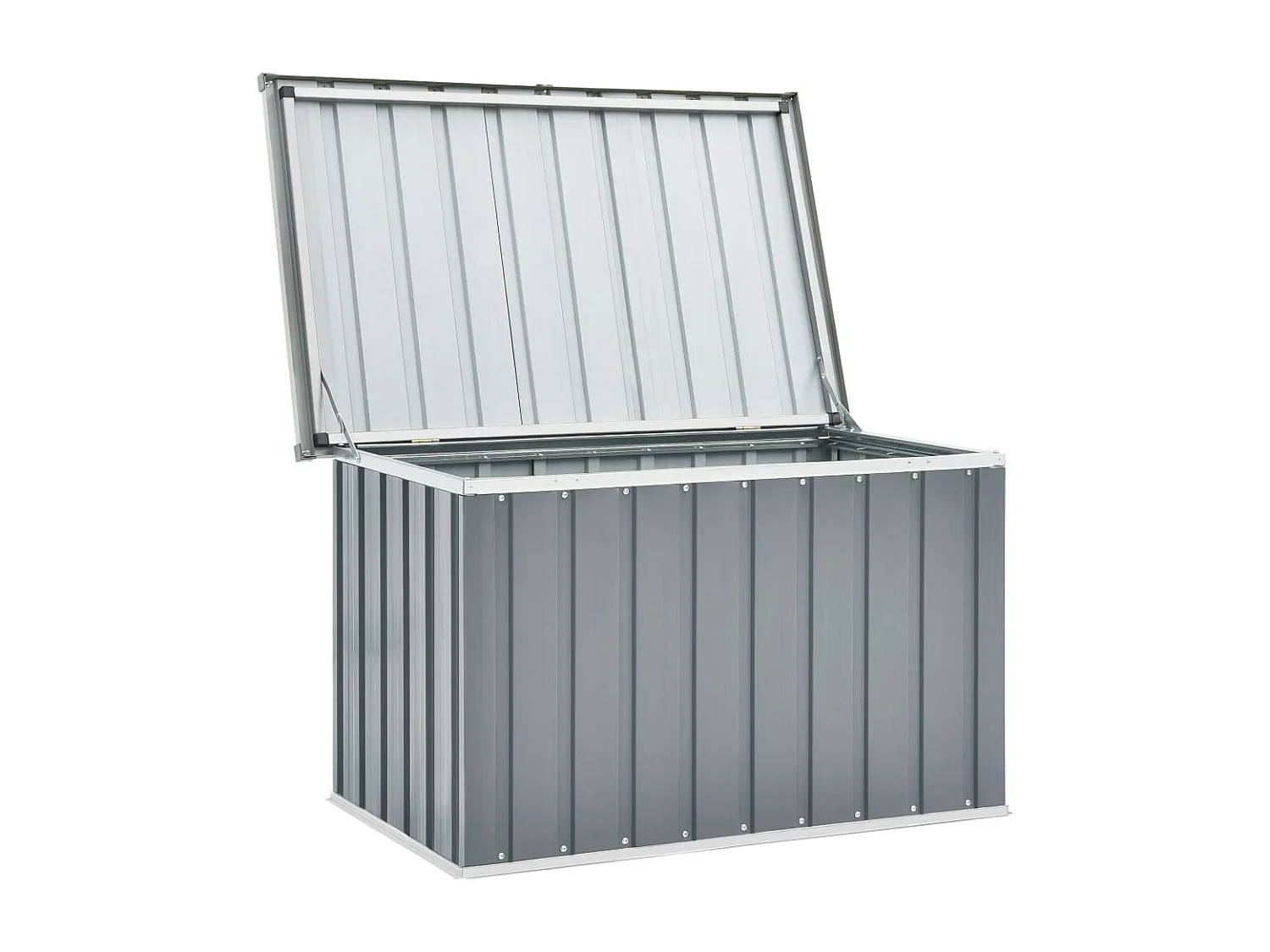 Caixa para armazenamento de móveis de jardim cinza 109 x 67 x 65 cm 02_0013077