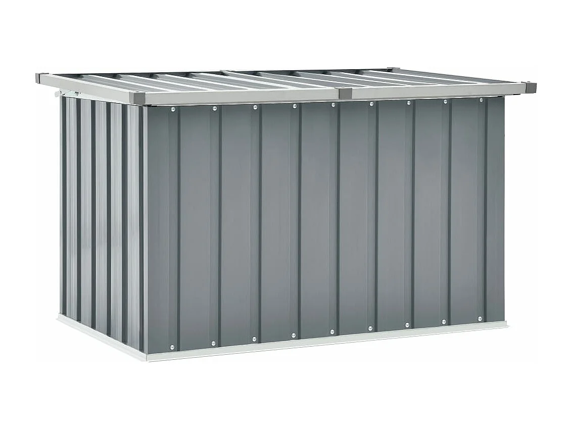Caixa para armazenamento de móveis de jardim cinza 109 x 67 x 65 cm 02_0013077