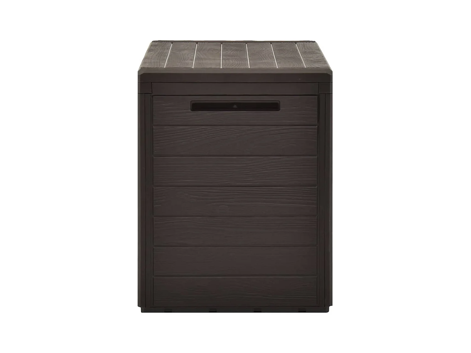 Cofre de almacenaje para muebles de jardín 78 x 44 x 55 cm marrón 02_0013100