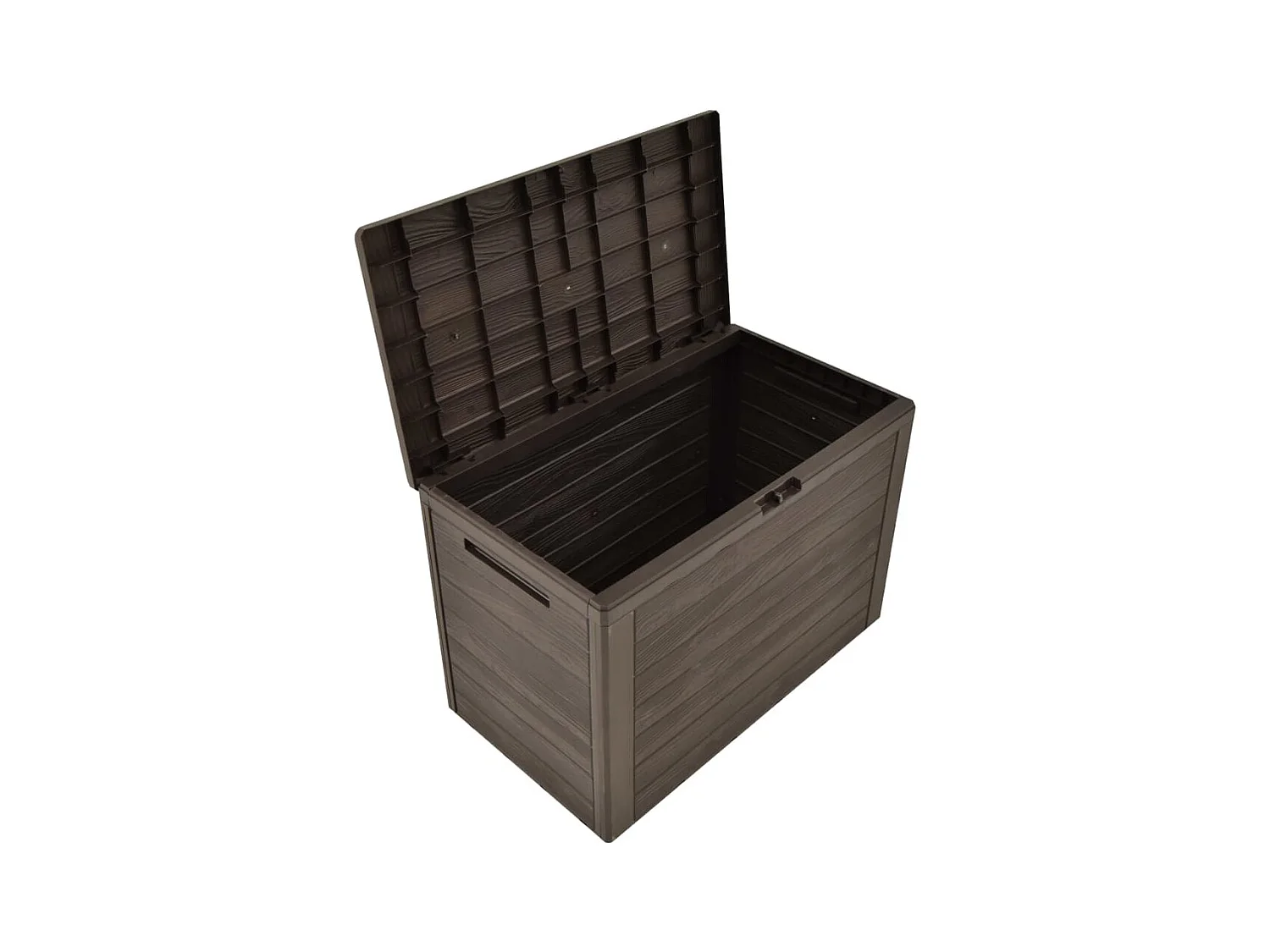 Cofre de almacenaje para muebles de jardín 78 x 44 x 55 cm marrón 02_0013100