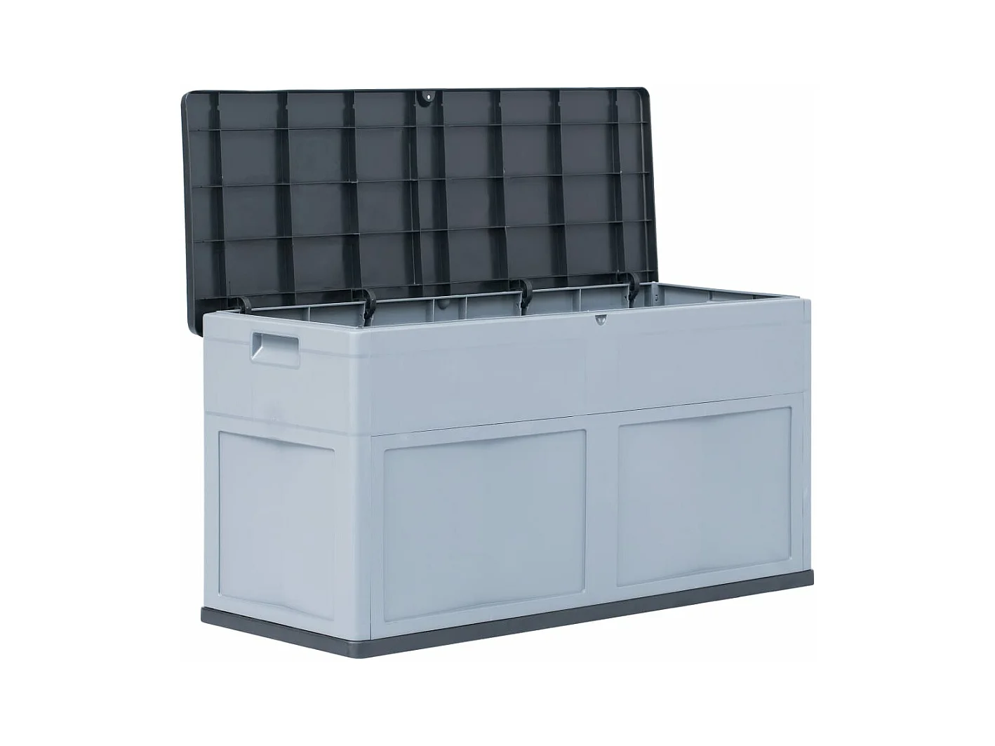 Coffre boîte meuble de grise 119 x 46 x 60 cm 02_0013030