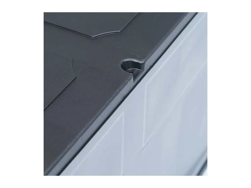 Coffre boîte meuble de grise 119 x 46 x 60 cm 02_0013030