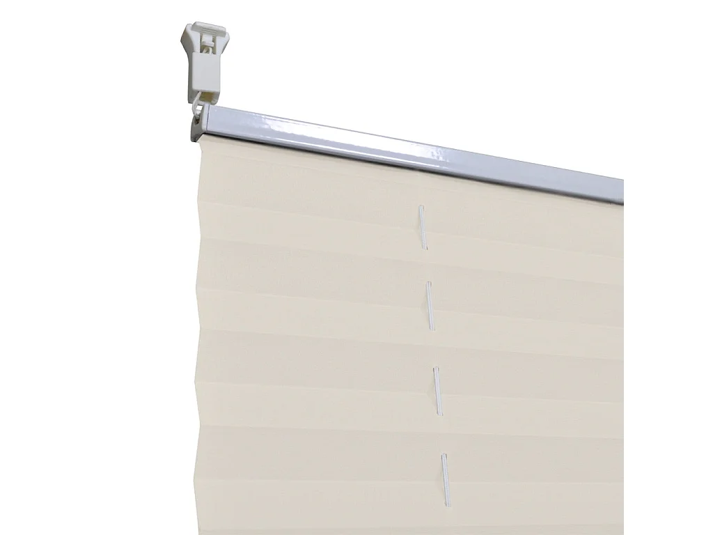 Cortina plissada em creme 40 x 125 cm 4102193