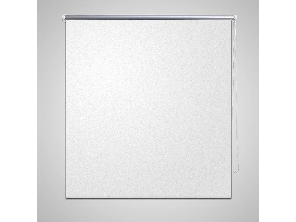 Estor enrollable opaco blanco 60 x 120 cm cortina de ventana protección visual persiana enrollable 4102131