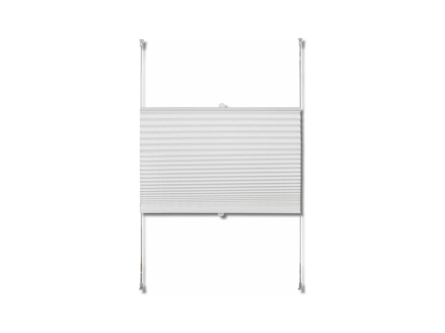 Store plissé en blanc blanche 200 x 110 x 200 cm 4102191