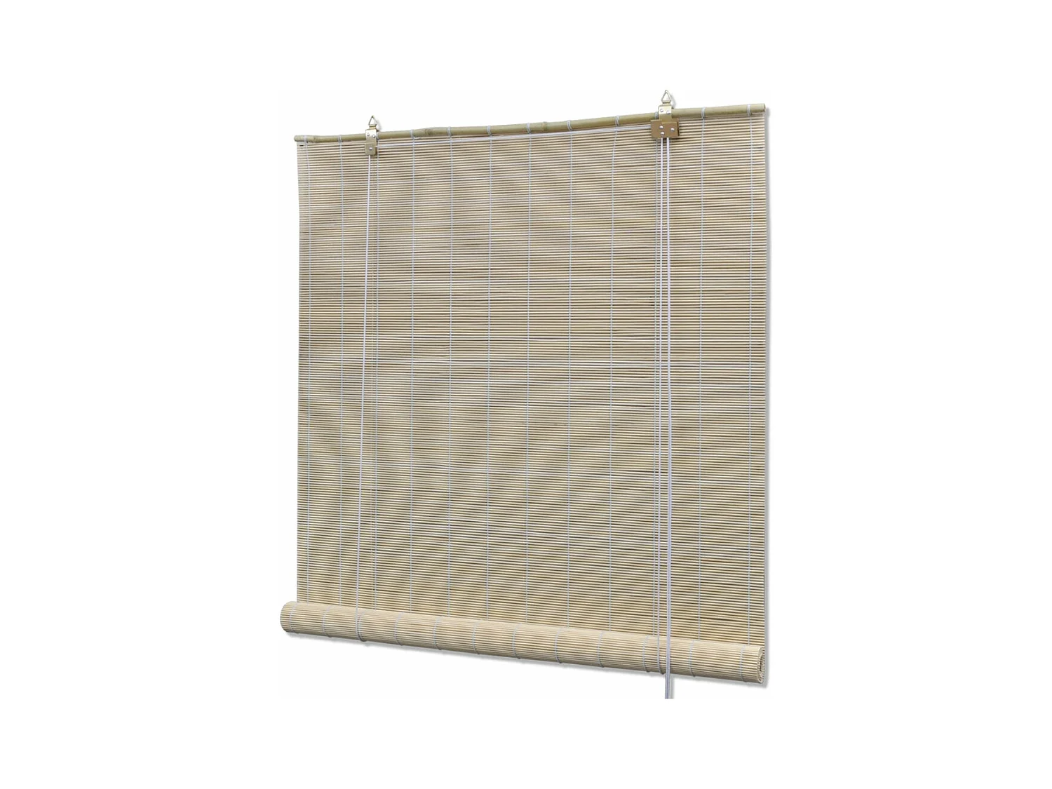 Store enrouleur bambou naturel bambou marron 160 x 80 x 160 cm 4102139