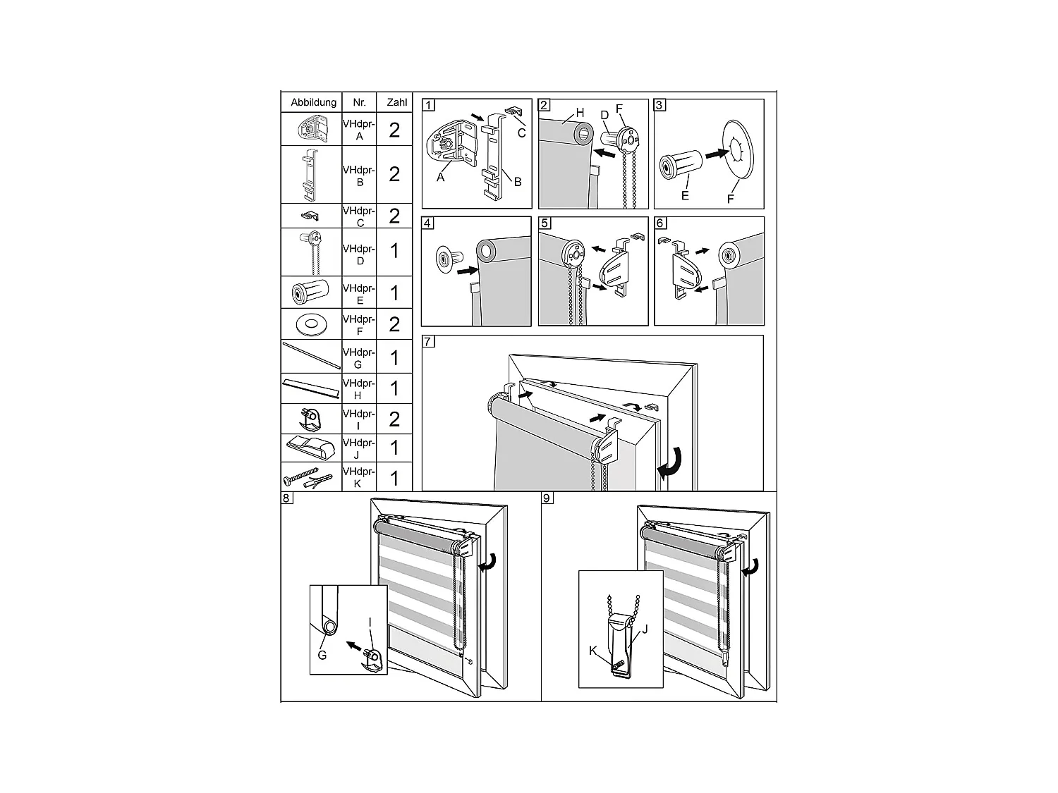 Store enrouleur zebra day blanche 220 x 120 x 220 cm 19_0000860