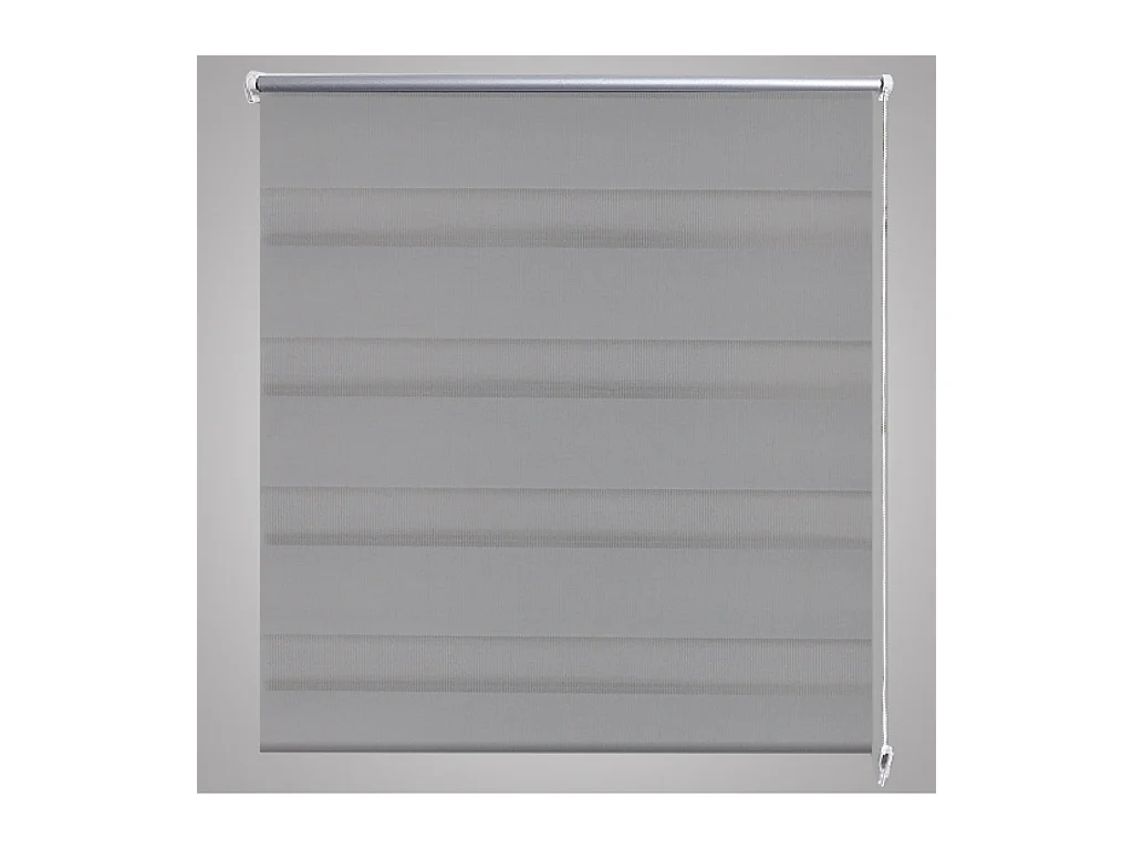 Tenda a rullo grigia vagliante 120 x 175 cm tenda per finestra schermatura privacy tapparella 4102109