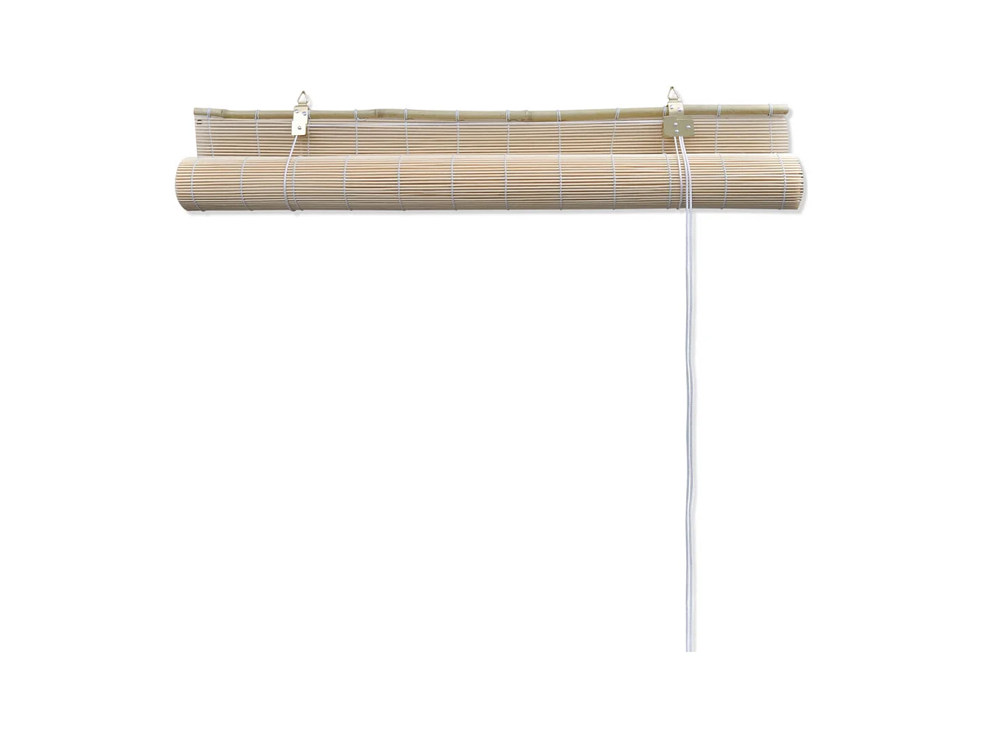 Cortina de rolo de bambu natural 120 x 160 cm cortina de janela tela de privacidade persiana 4102141