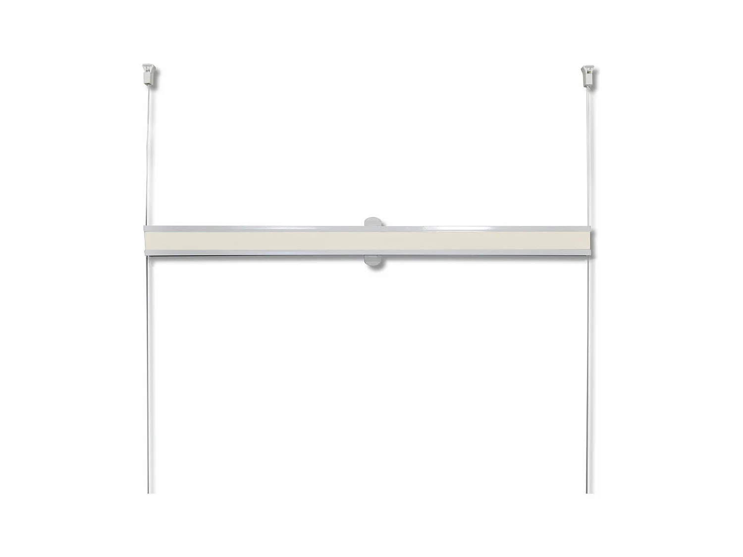 Cortina plissada em creme 40 x 200 cm 4102195