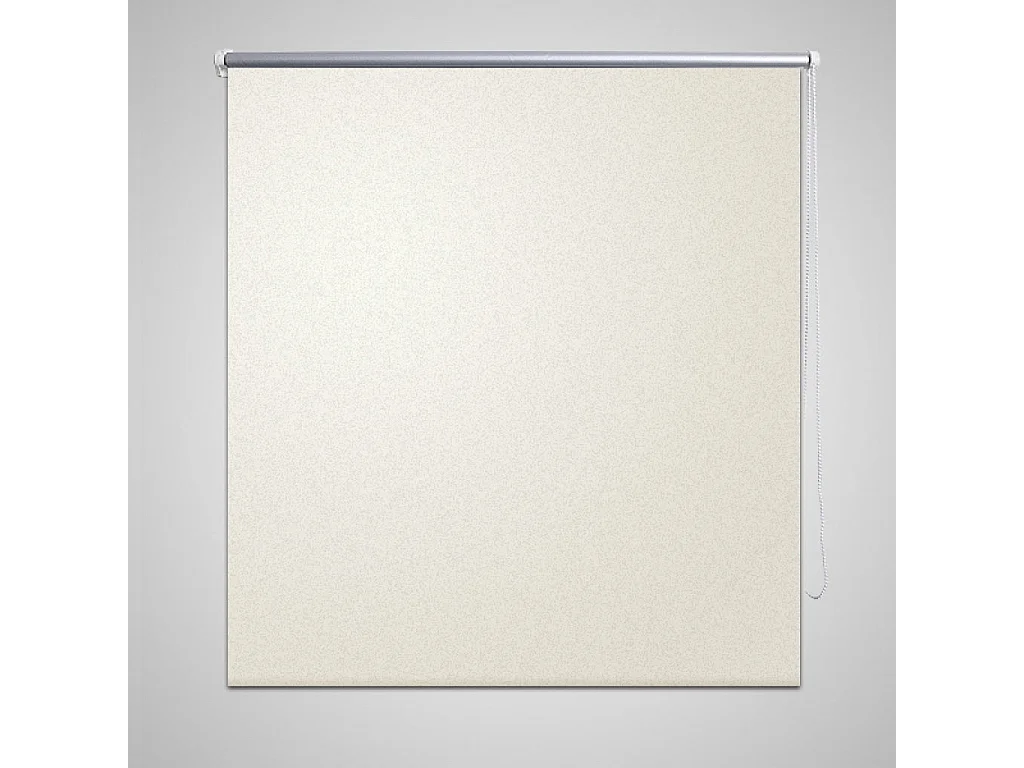Estor enrollable opaco color crema 120 x 230 cm cortina de ventana protección visual persiana enrollable 4102055
