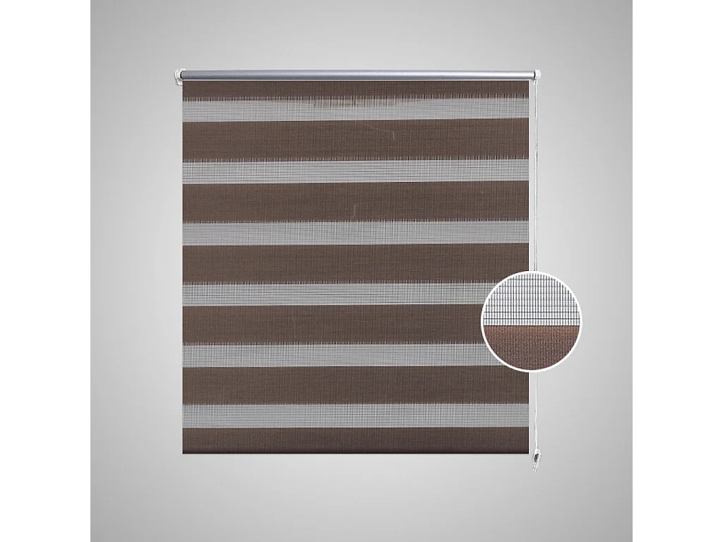 Cortina de enrolar marrom peneirada 120 x 175 cm cortina de janela tela de privacidade persiana 4102111