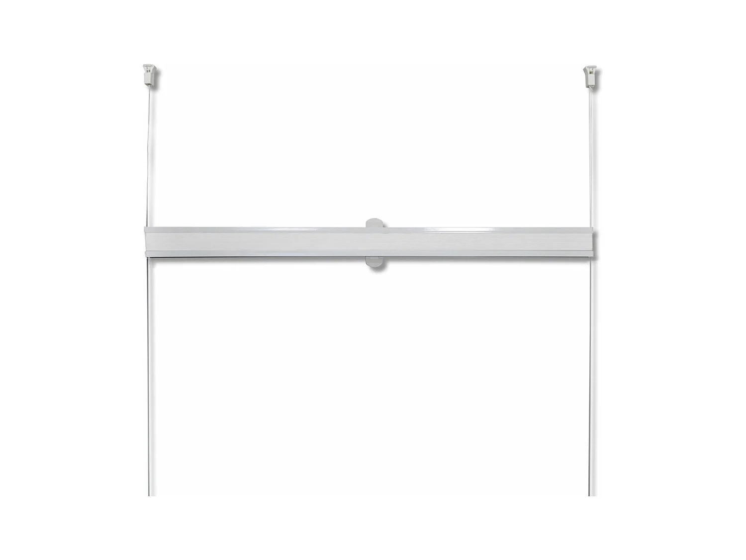 Tenda plissettata bianca 90 x 125 cm 4102181