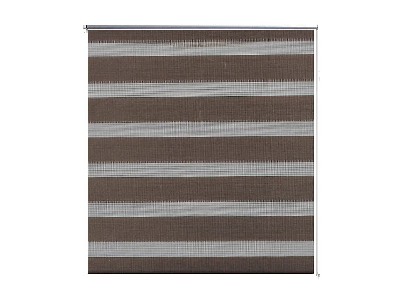 Tenda a rullo marrone vagliante 80 x 150 cm tenda per finestra schermatura privacy tapparella 4102095