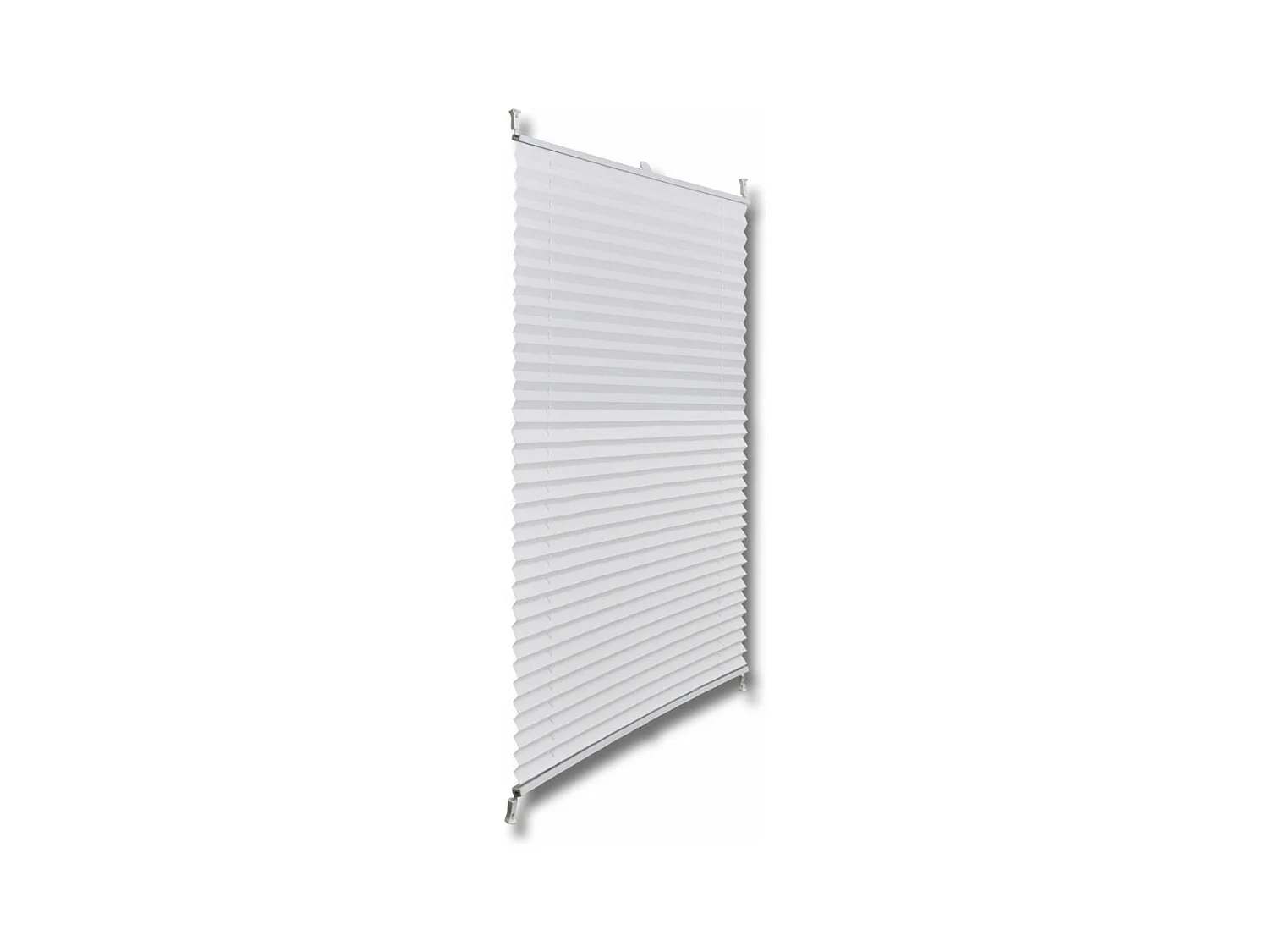 Estor plisado en blanco 50 x 125 cm 4102165