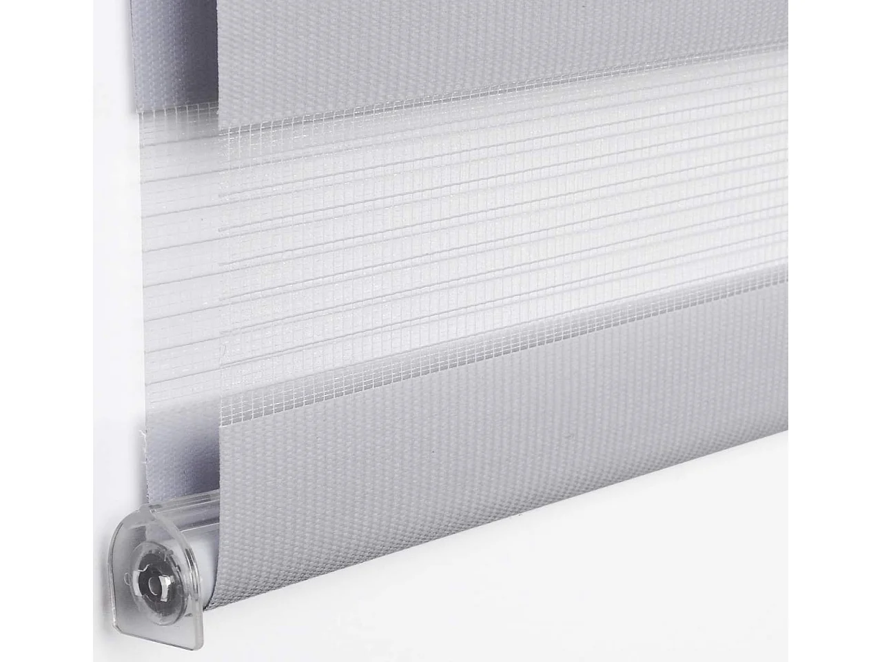 Estor enrollable Zebra día y noche doble capa 45x150 cm gris 19_0000852