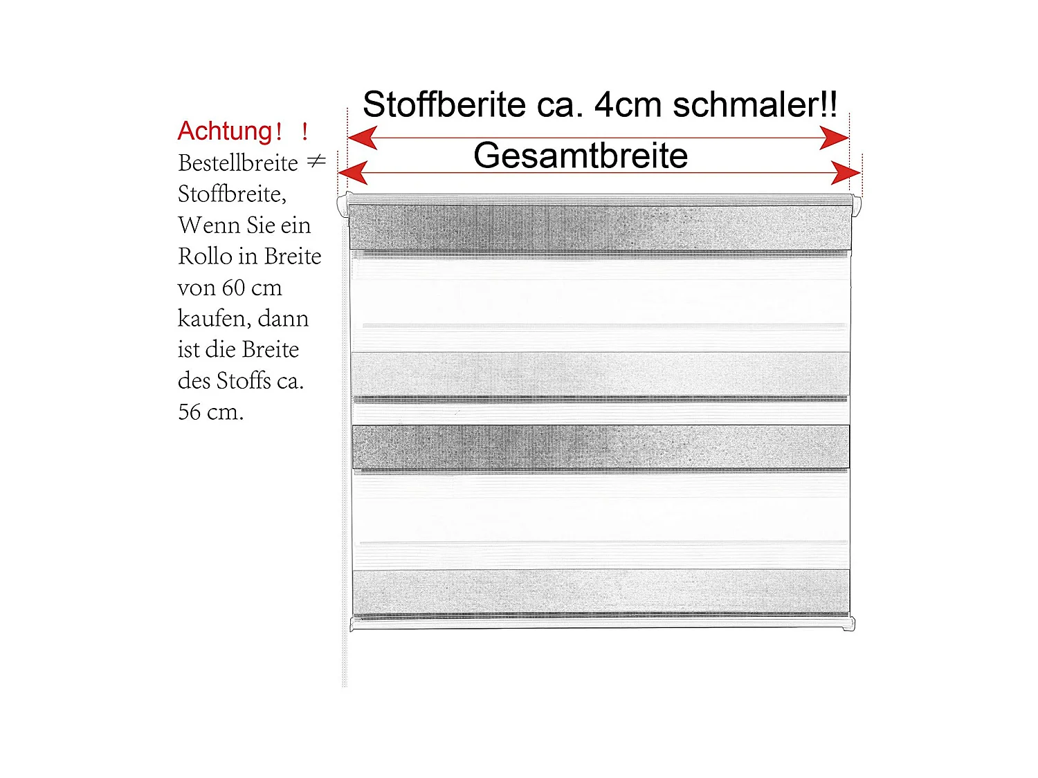 Estor enrollable Zebra día y noche doble capa 90x150cm blanco gris antracita 19_0000859