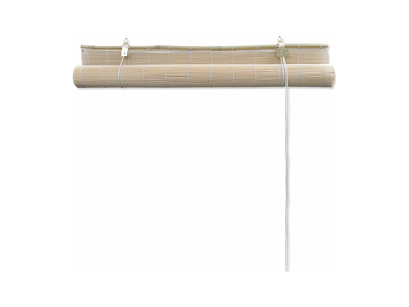 Cortina de rolo de bambu natural 100 x 160 cm cortina de janela tela de privacidade persiana 4102140