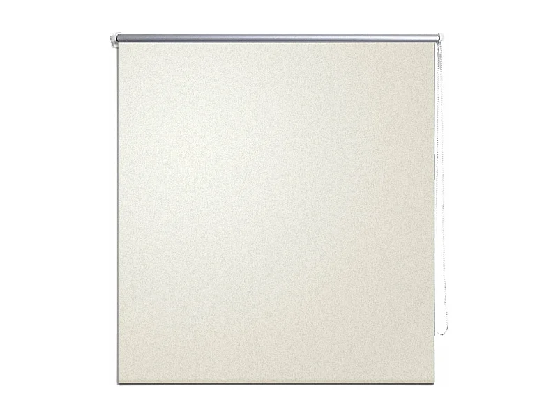 Estor enrollable opaco color crema 80 x 175 cm cortina de ventana protección visual persiana enrollable 4102002