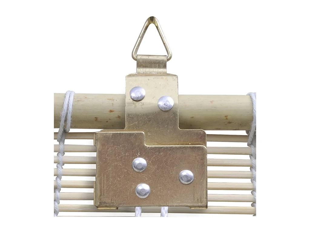 Store enrouleur bambou naturel bambou marron 220 x 120 x 220 cm 4102142