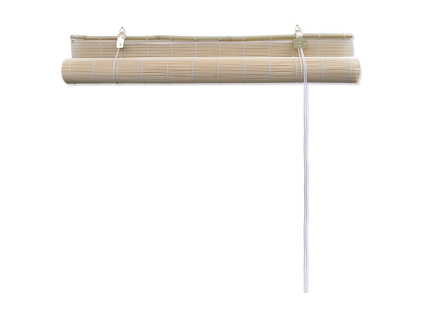 Store enrouleur bambou naturel bambou marron 220 x 120 x 220 cm 4102142