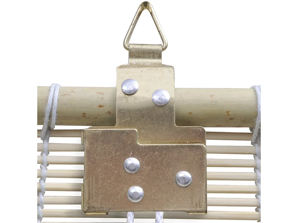 Store enrouleur bambou naturel bambou marron 220 x 120 x 220 cm 4102142