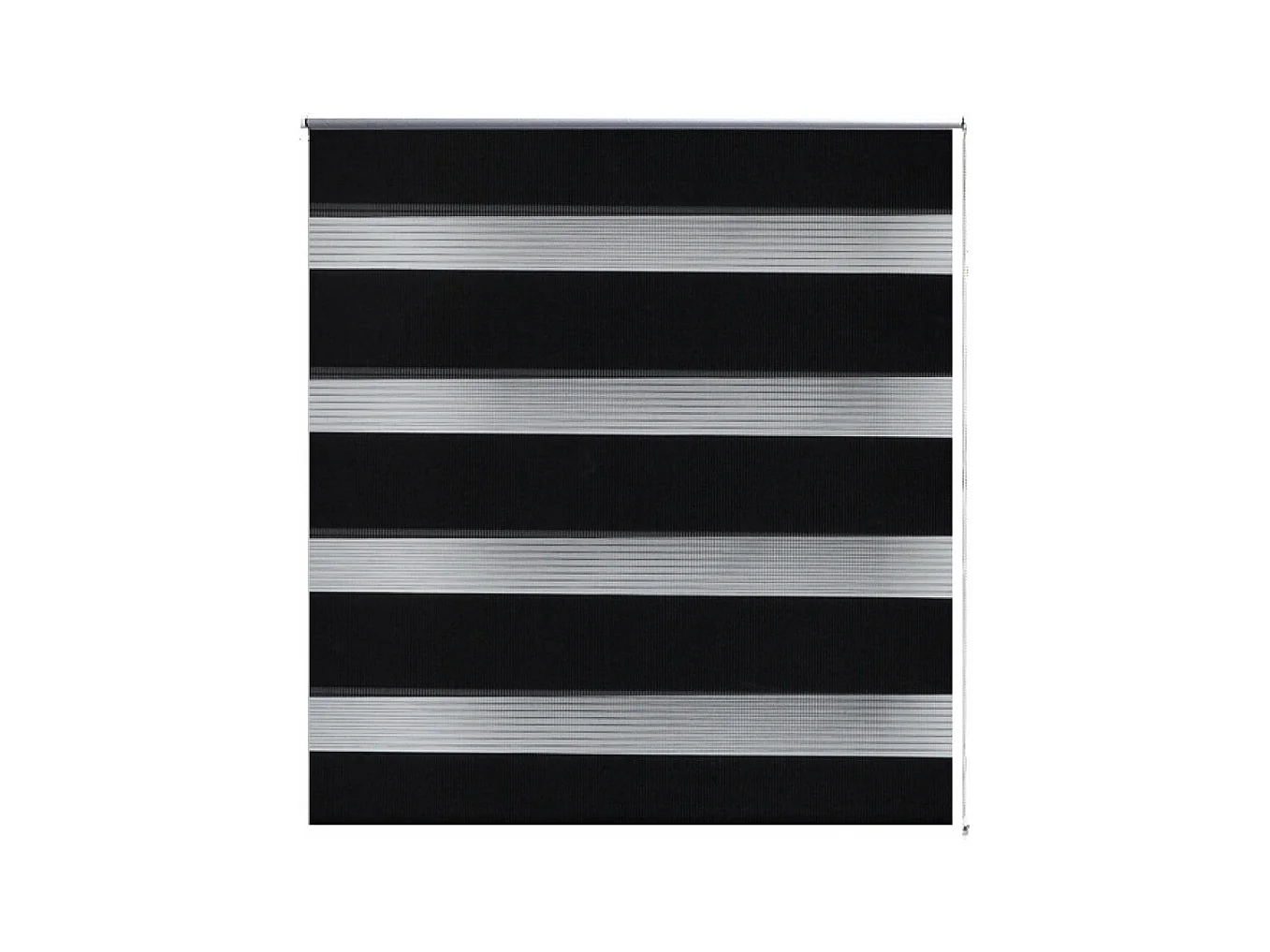 Estor enrollable negro tamiz 60 x 120 cm cortina de ventana protección visual persiana enrollable 4102086
